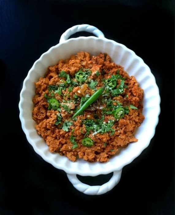 Hyderabadi Dum ka Keema (Slow Cooked Minced Chicken)