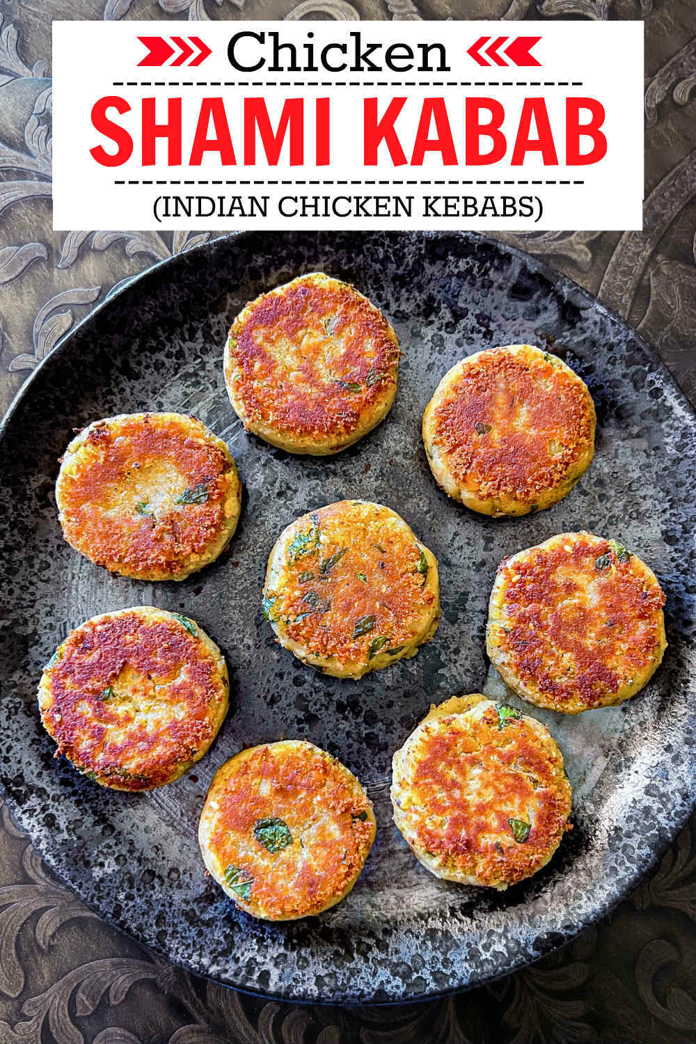 Shami Chicken Kabab Recipe (Indian Chicken Kebab)