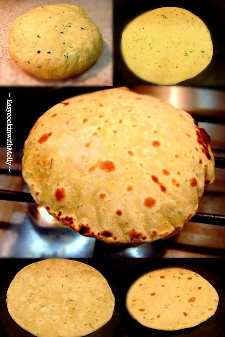 Besan Ki Roti (GramflourChickpea Flatbread) Vegan + GlutenFree