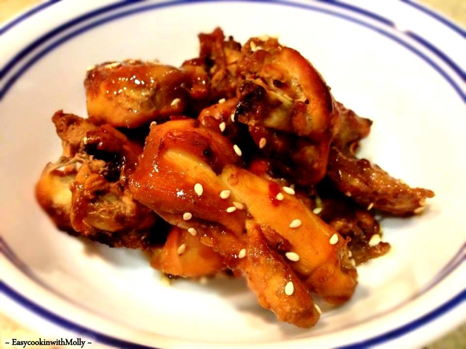 Baked Soy Ginger Chicken: delicious Chinese chicken recipe using soy, ginger sauce. Perfect for summers