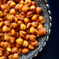 air fryer indian chickpeas - oven roasted indian chickpeas