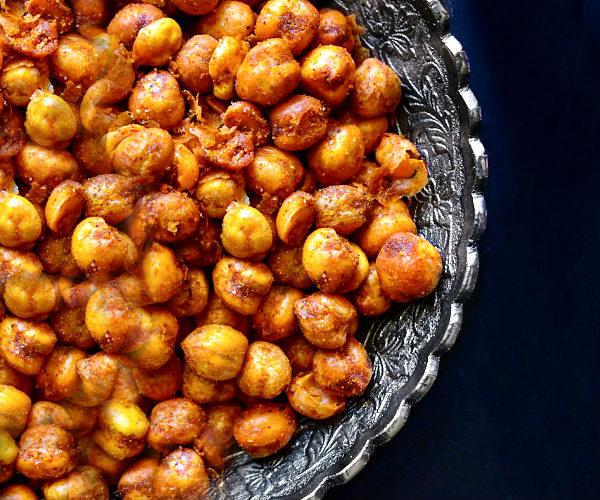 air fryer indian chickpeas - oven roasted indian chickpeas