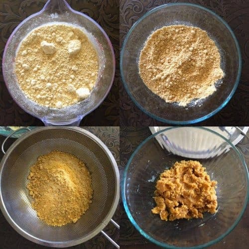 process to make microwave besan ladoo