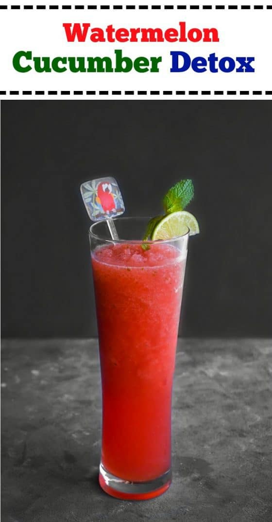 Homemade Watermelon Cucumber Juice (Powerful Detox)
