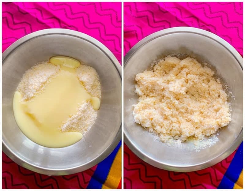 how to make Instant Coconut Ladoo picture