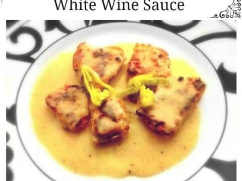 Chicken In Lemon Garlic White Wine Sauce Recipe