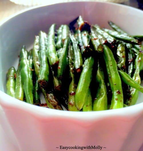 stir fry spicy green beans
