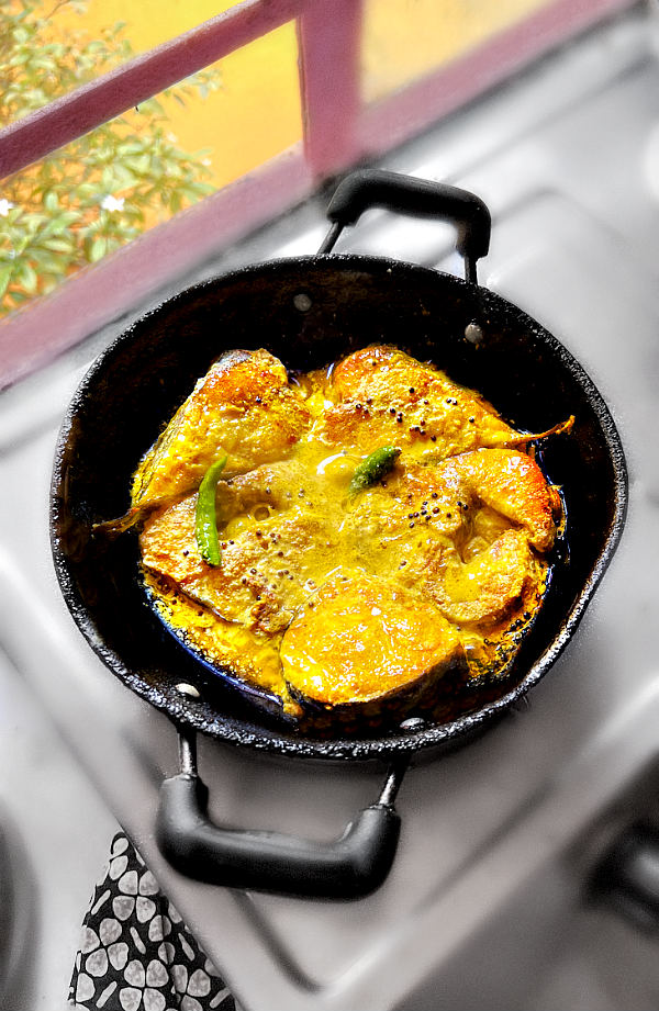 Authentic Bengali Mustard Fish Recipe  Indian Fish Recipe  - 51