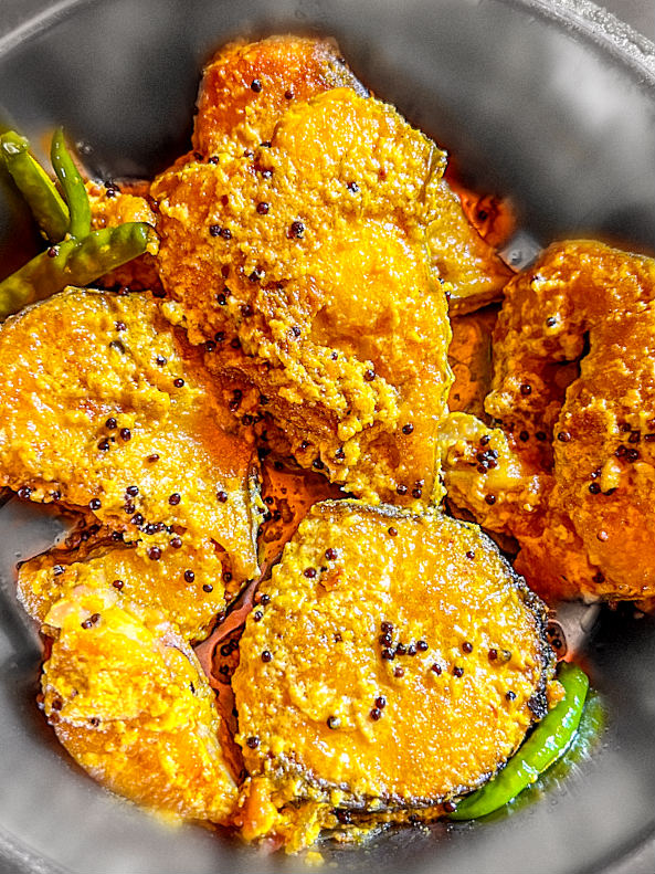 shorshe mach - bengali mustard fish curry recipe
