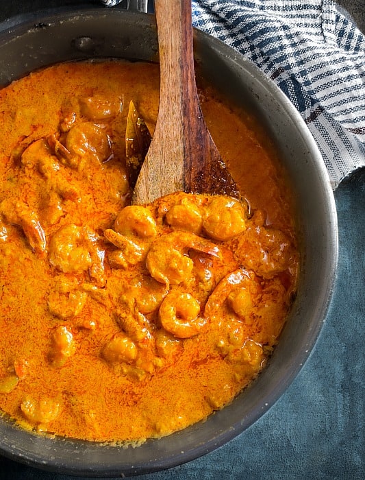 Chingri Malai Curry Bengali Coconut Shrimp Curry Keto