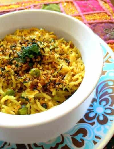 Spicy Mint Pulao (Vegan Indian Mint Rice)