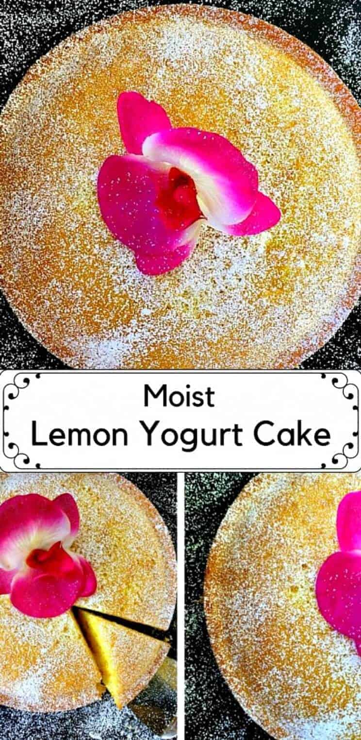 Moist Lemon Yogurt Cake (Fluffy and Easy) 