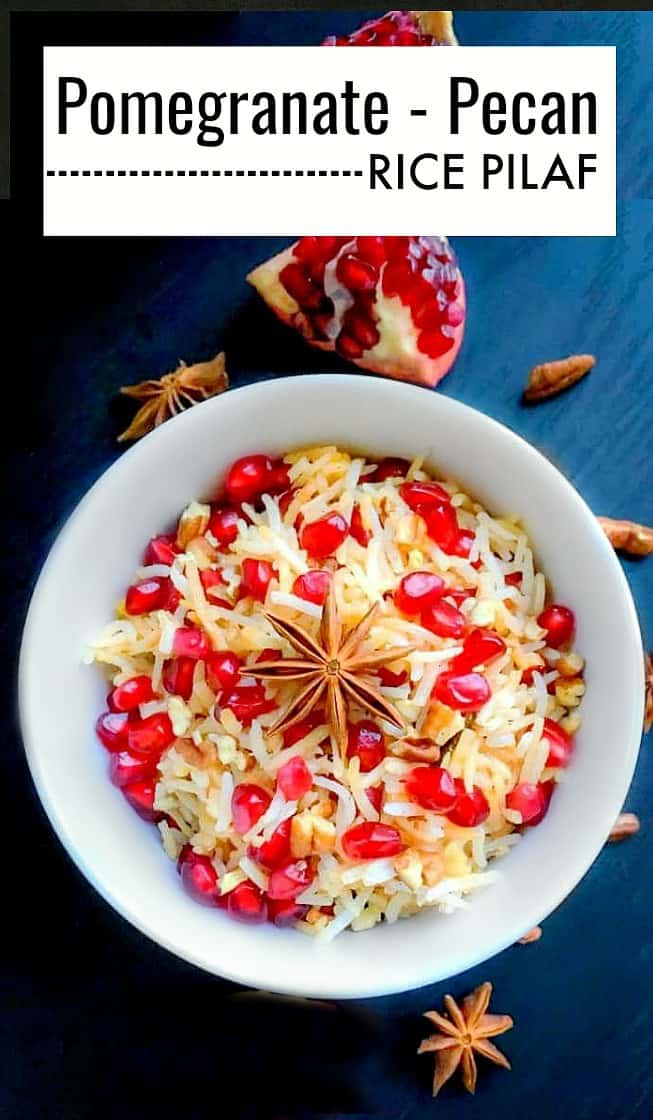 Pomegranate Pecan Rice Pilaf
