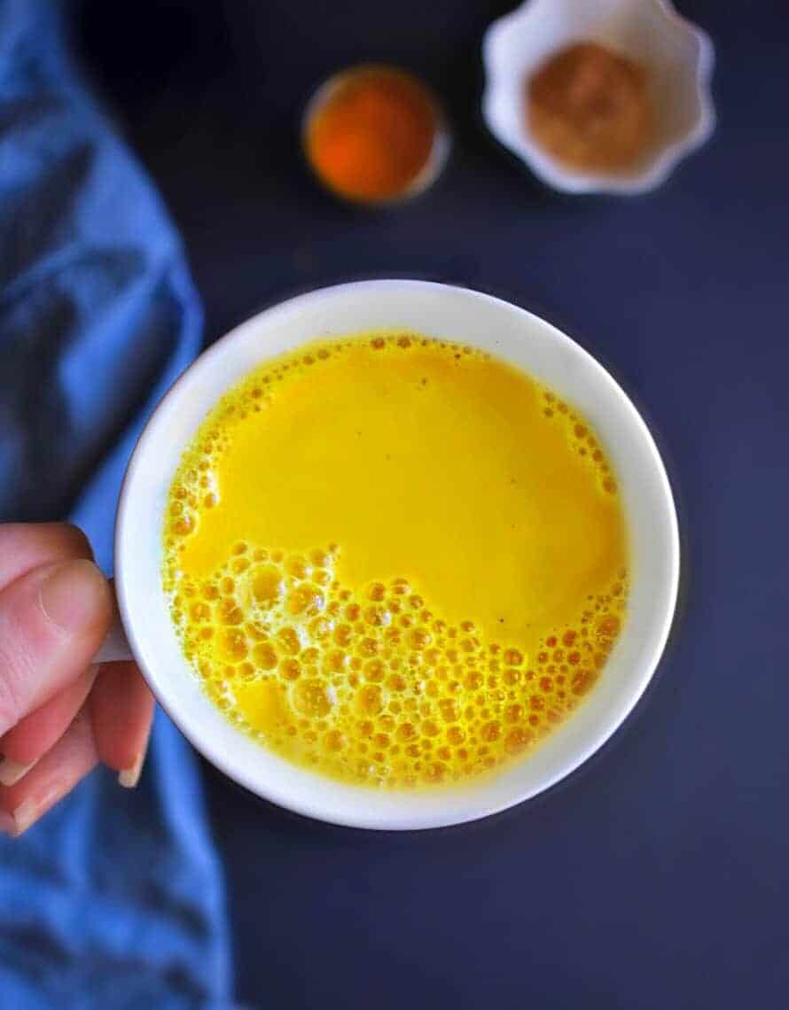 Indian golden milk recipe