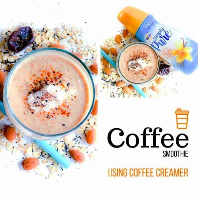 Coffee Smoothie using Coffee Creamer