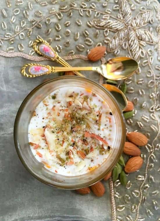 Gajar ka Halwa - Almond-Saffron Cream