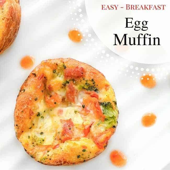 easy breakfast egg muffin