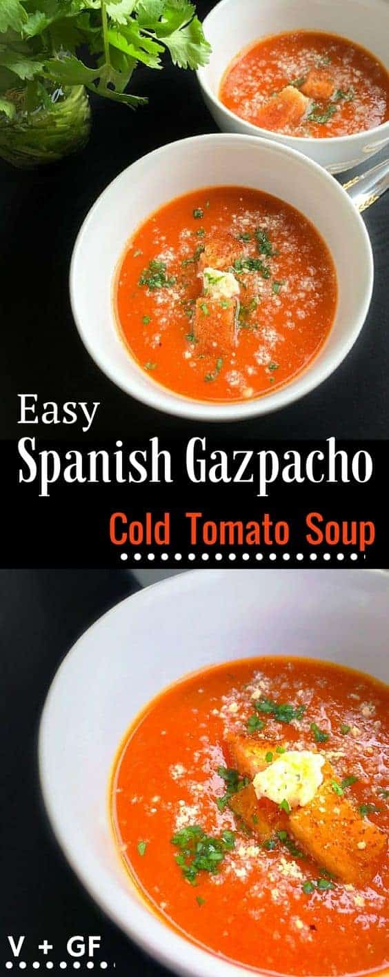 Authentic Spanish Gazpacho - Cold Spanish Tomato Soup Recipe