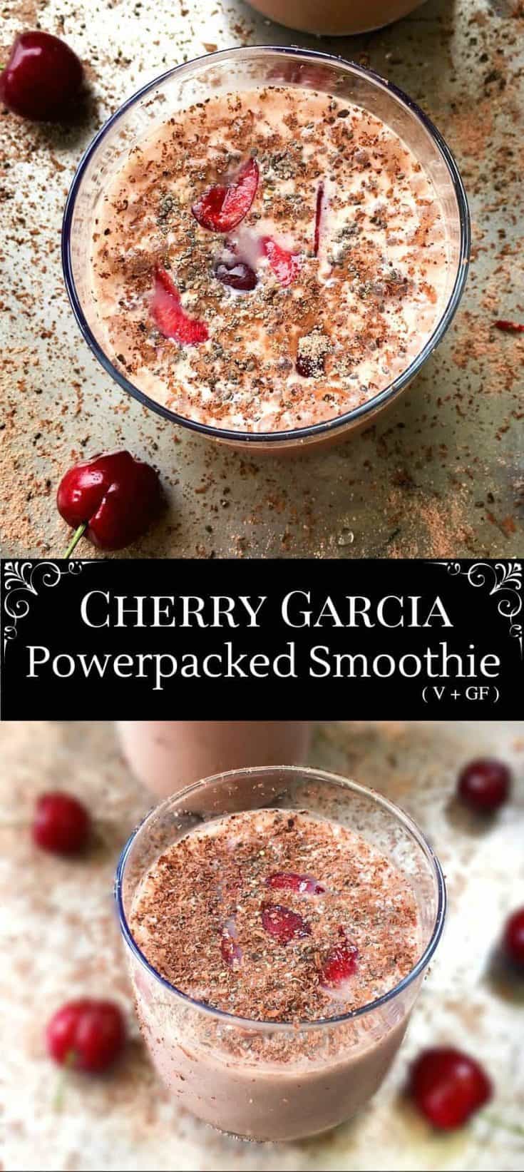 Cherry Garcia Smoothie Power Packed with Nutrients