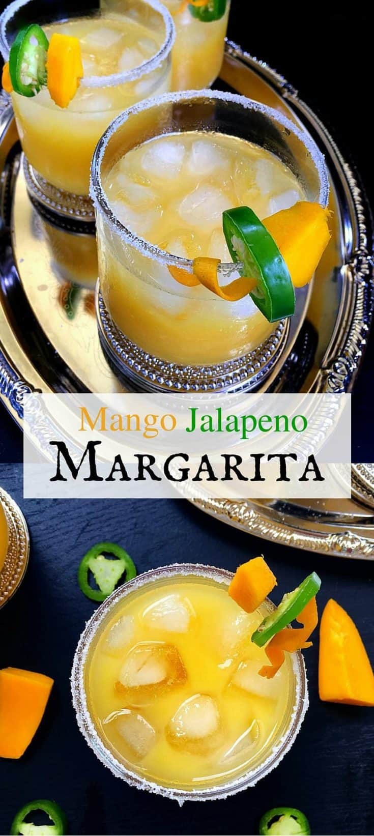Mango Jalapeno Margarita (3 Minutes Drink) Quick & Easy