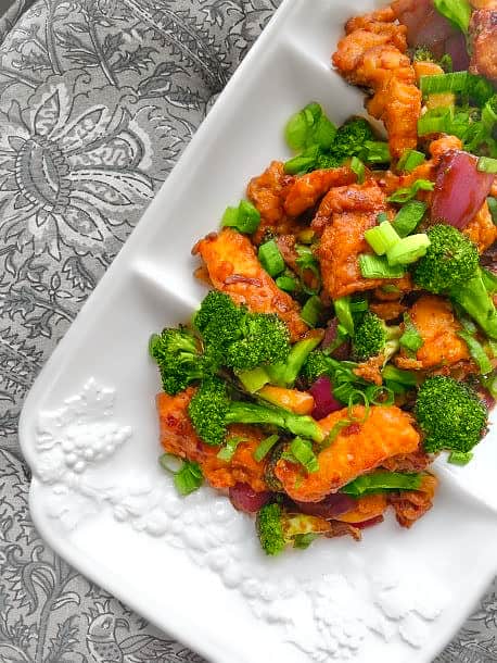 Sweet Spicy Broccoli Fish