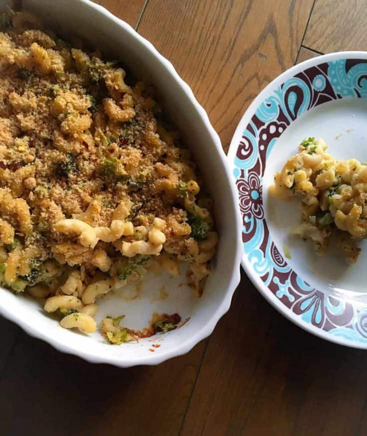 Skinny Broccoli Kale Pasta Bake kalepasta recipe