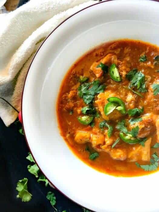 Indian Chicken Stew using holistic ingredients