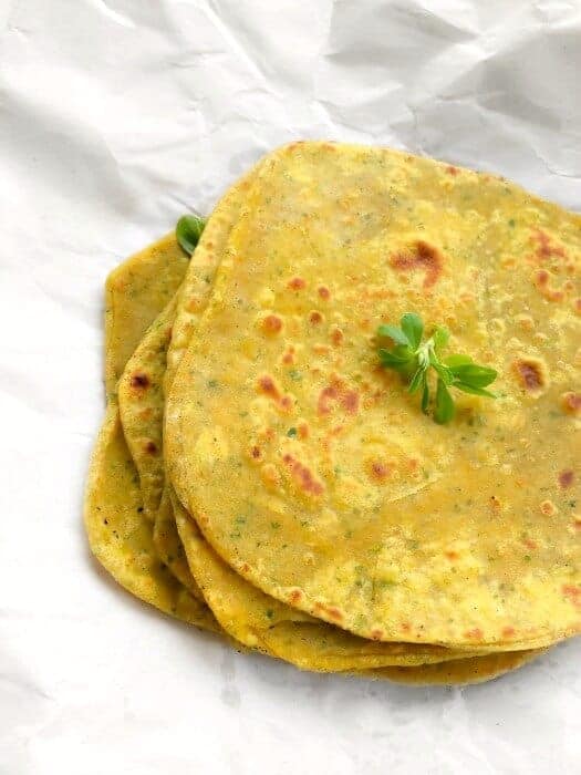 Methi parantha recipe