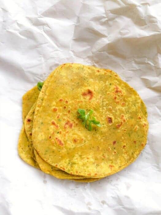 Methi Paratha - How to make Methi Paratha Recipe