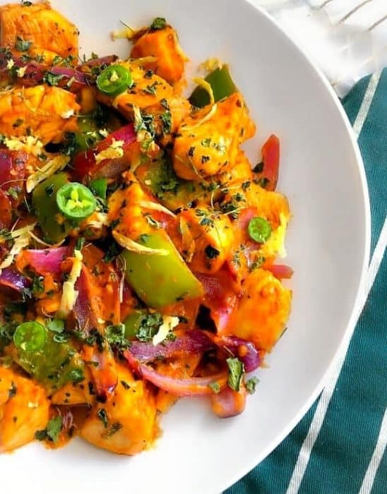 Kadai Chicken Indian Stir Fry Chicken (Keto Chicken)