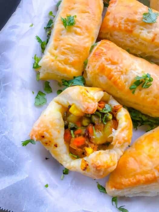 curry puffs using puff pastry sheets
