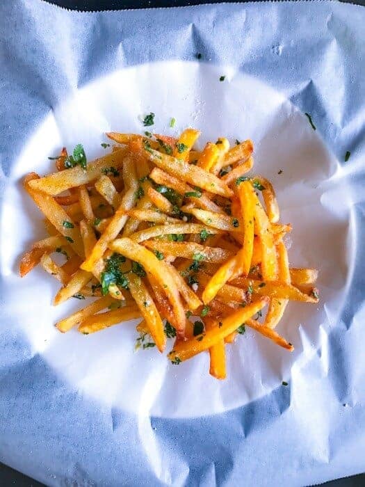 easy garlic fries recipe