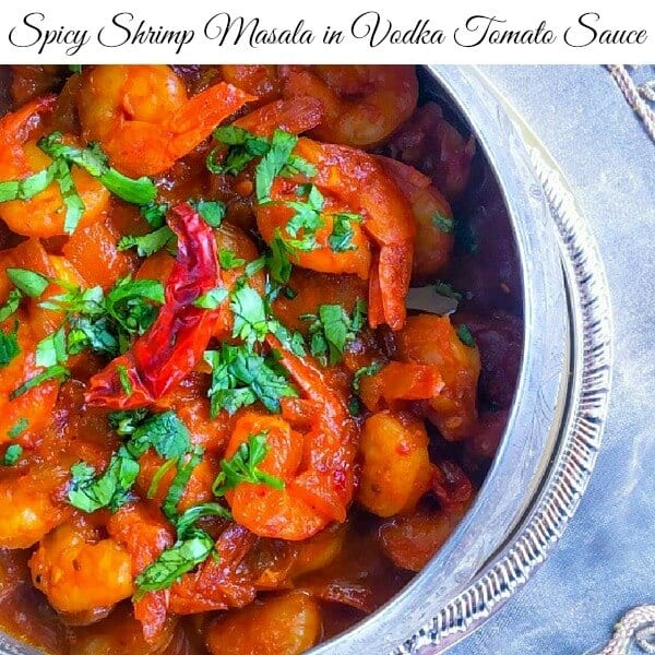 spicy vodka shrimp masala recipe