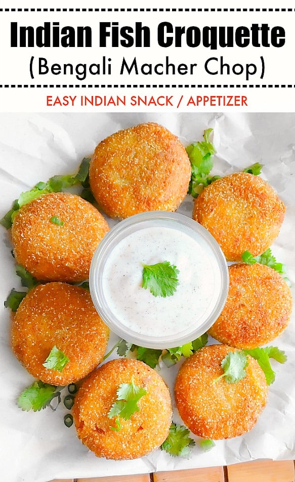 Indian Fish Croquette   Bengali Macher Chop Recipe - 55