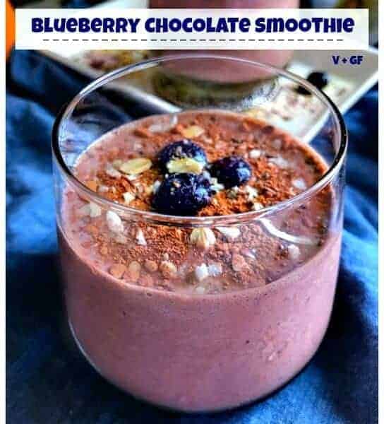 Blueberry Chocolate Smoothie recipe