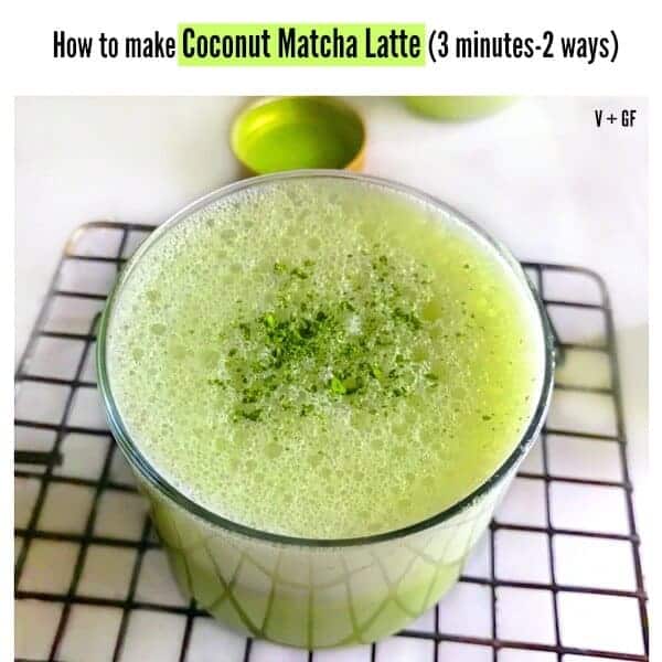 How to make Coconut Matcha Latte (3 minutes-2 ways)