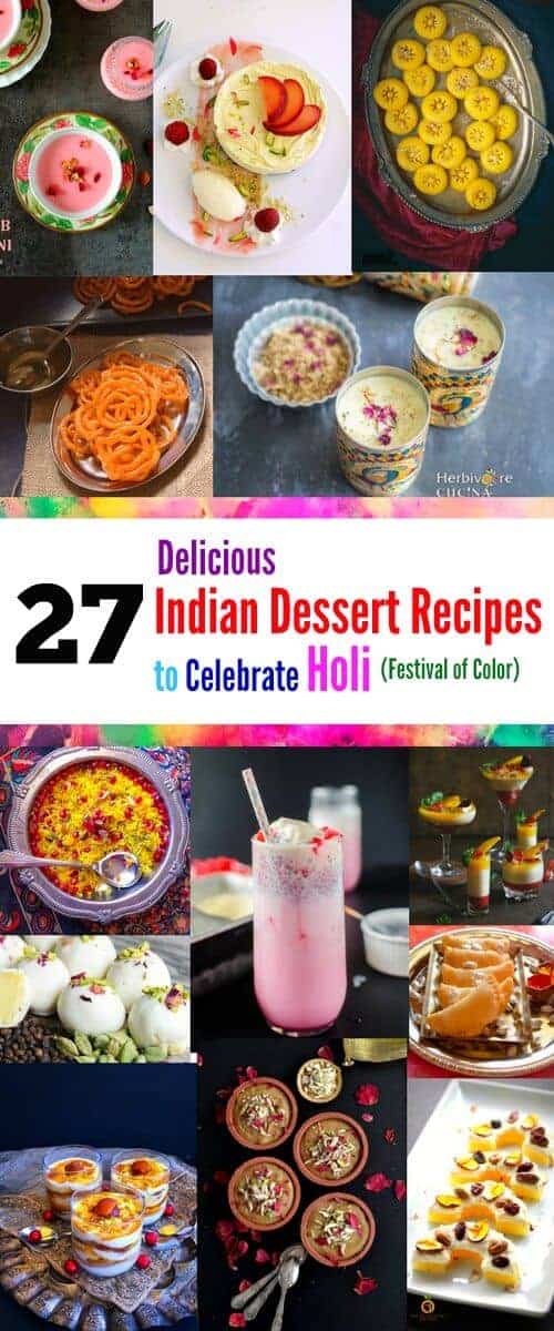 27 Delicious Indian Dessert Recipes to Celebrate Holi: #holi #indian #recipes #peda #rabri