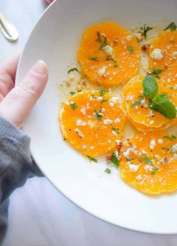 quick Mediterranean Orange Salad