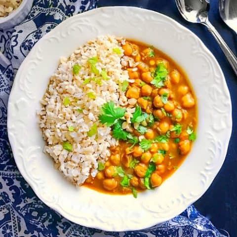Moroccan Chickpea Stew (Vegan and Glutenfree)-image