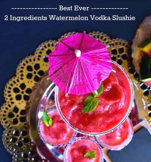 Watermelon Vodka Slushie Recipe