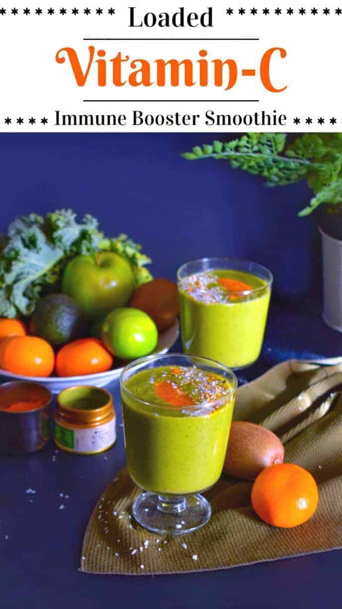 Loaded Vitamin C Immunity Boosting smoothie Recipe