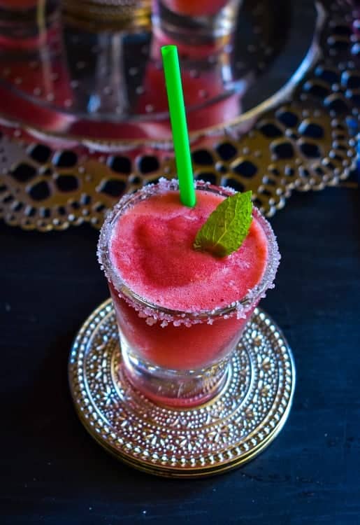 watermelon vodka cocktail using 2 ingredients