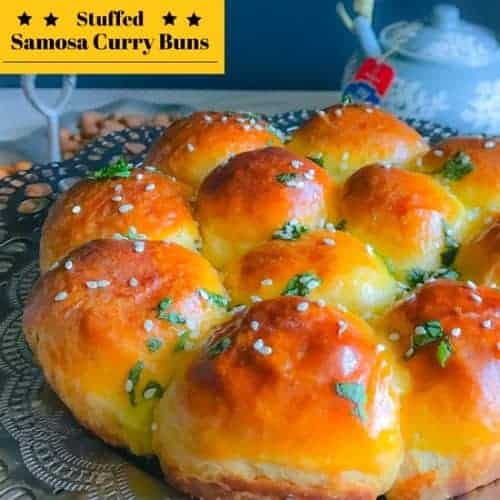Stuffed Samosa Curry Buns recipe