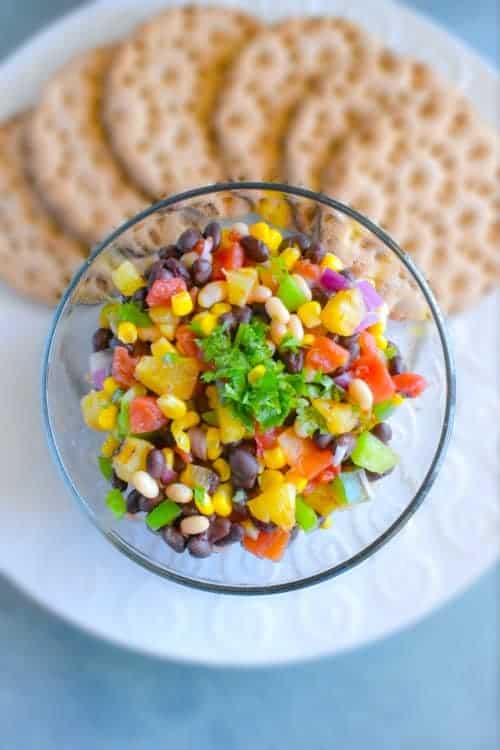 cowboy caviar in a big bowl