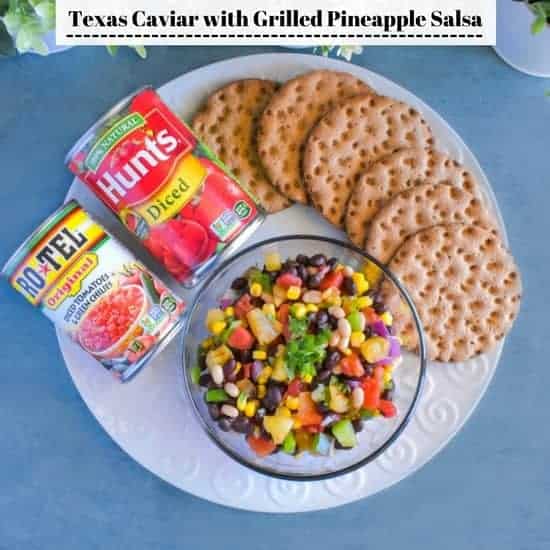 Texas Caviar Recipe with Grilled Pineapple Salsa