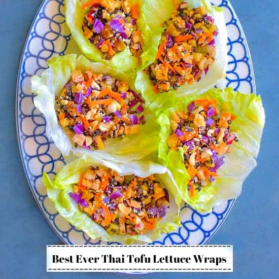 Thai Tofu Lettuce Wraps