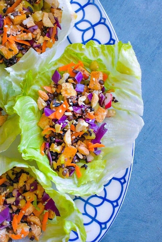 Thai Tofu Lettuce Wraps recipe