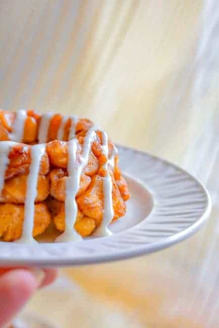 Easy Peach Orange Mini Monkey Bread