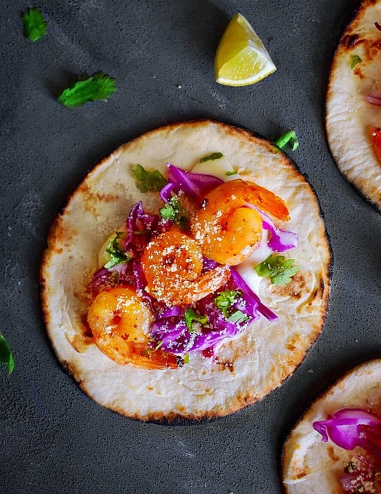 Caribbean Jerk Shrimp Taco recipe