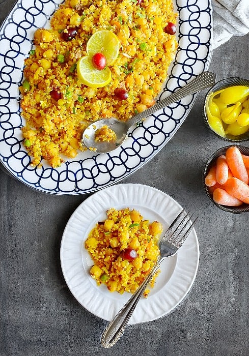 Chickpea Quinoa Pilaf Pulao -1